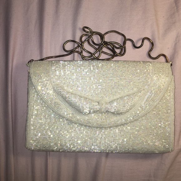 Handbags - Sequin sparkle bling handbag purse evening clutch