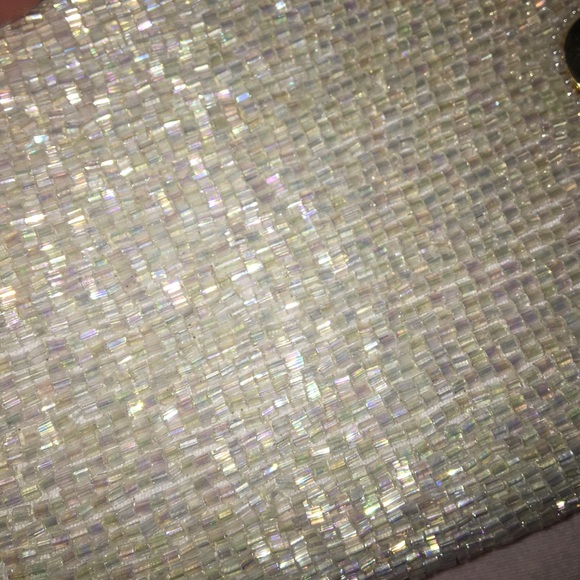 Sequin sparkle bling handbag purse evening clutch - Picture 4 of 4