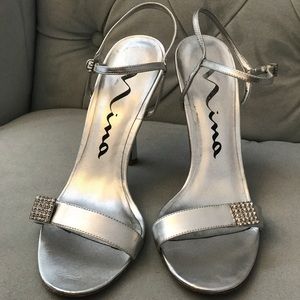 Silver Nina Shoes