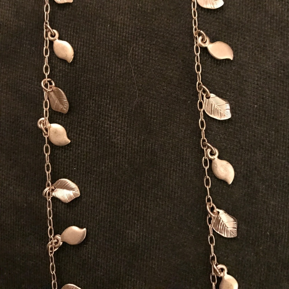 Lia Sophia Gold leaf necklace