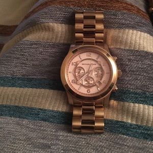 Men's Gold Michael Kors Watch