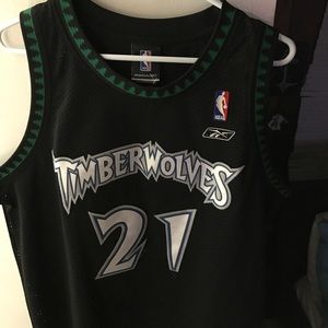 Kevin Garnett #21 Vintage Timberwolves Jersey