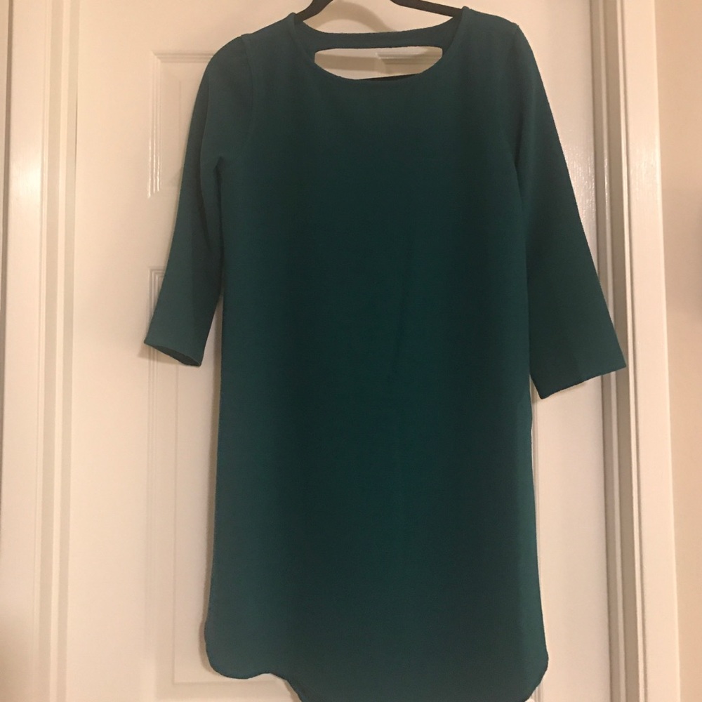 BB Dakota Shift Dress with U Back - Teal