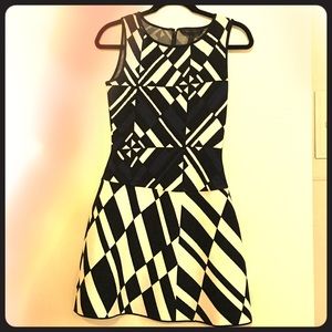 BCBG A-line Pattern Dress