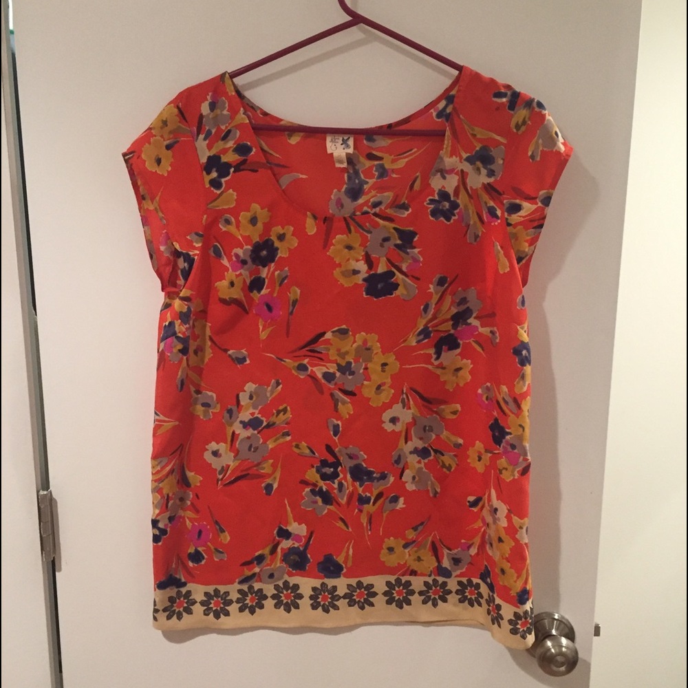 Anthropologie Silk shirt