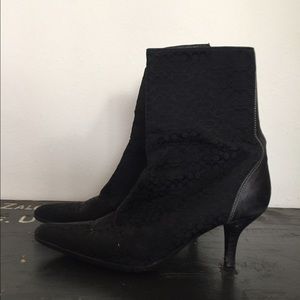 Black Coach booties