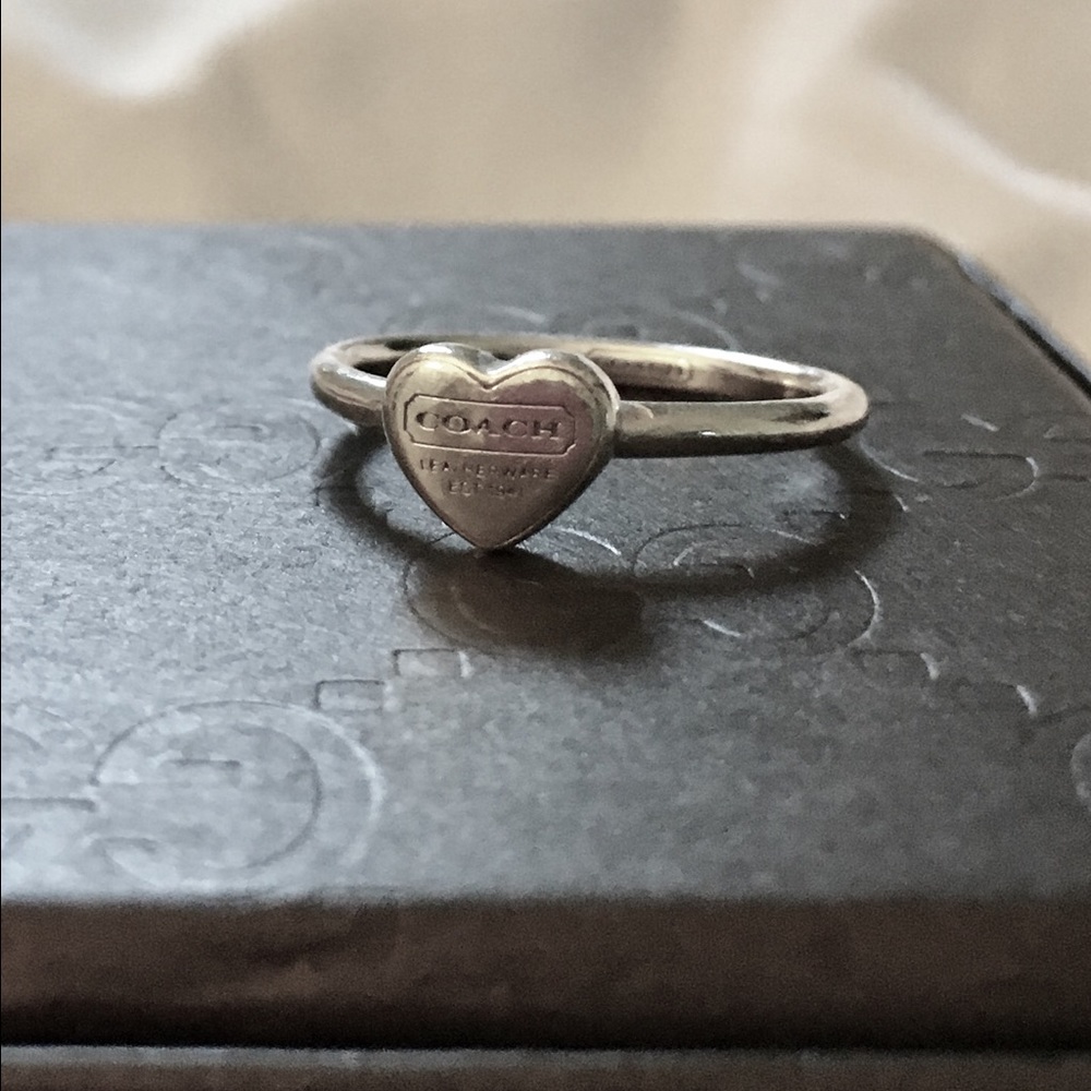 Authentic Coach Heart Ring