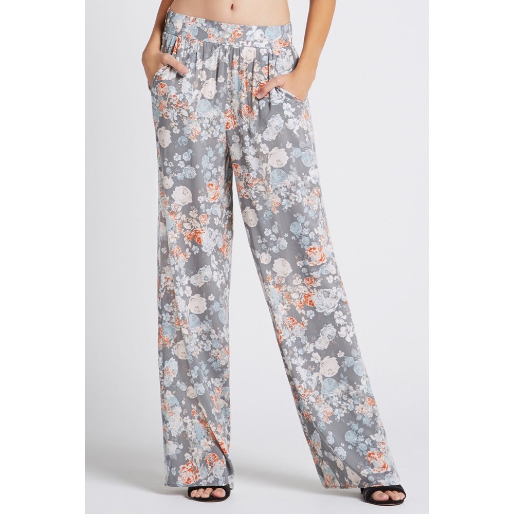 Floral print palazzo pants