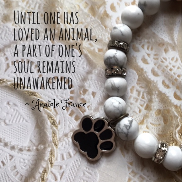 Boho Gypsy Sisters Jewelry - Paw Print Charm Bracelet LAST ONE!