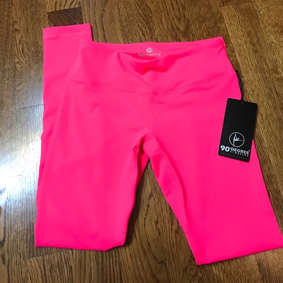 90 Degree By Reflex Pants - 90 Degree Hot Pink Yoga Pants