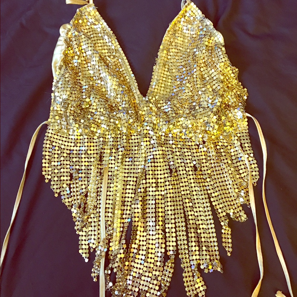 ❌SOLD❌ Gold chain top