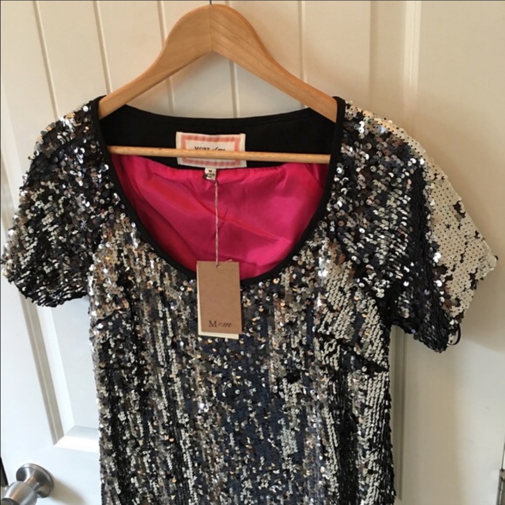 Sequin Glam Maternity Dress—SOLD
