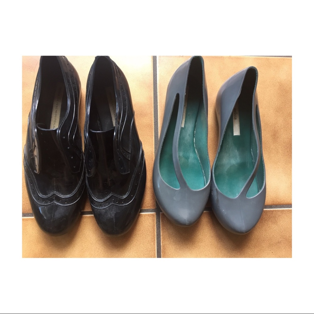 Two Melissa shoes for the price of one