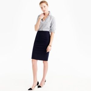J Crew Merino Wool Pencil Skirt