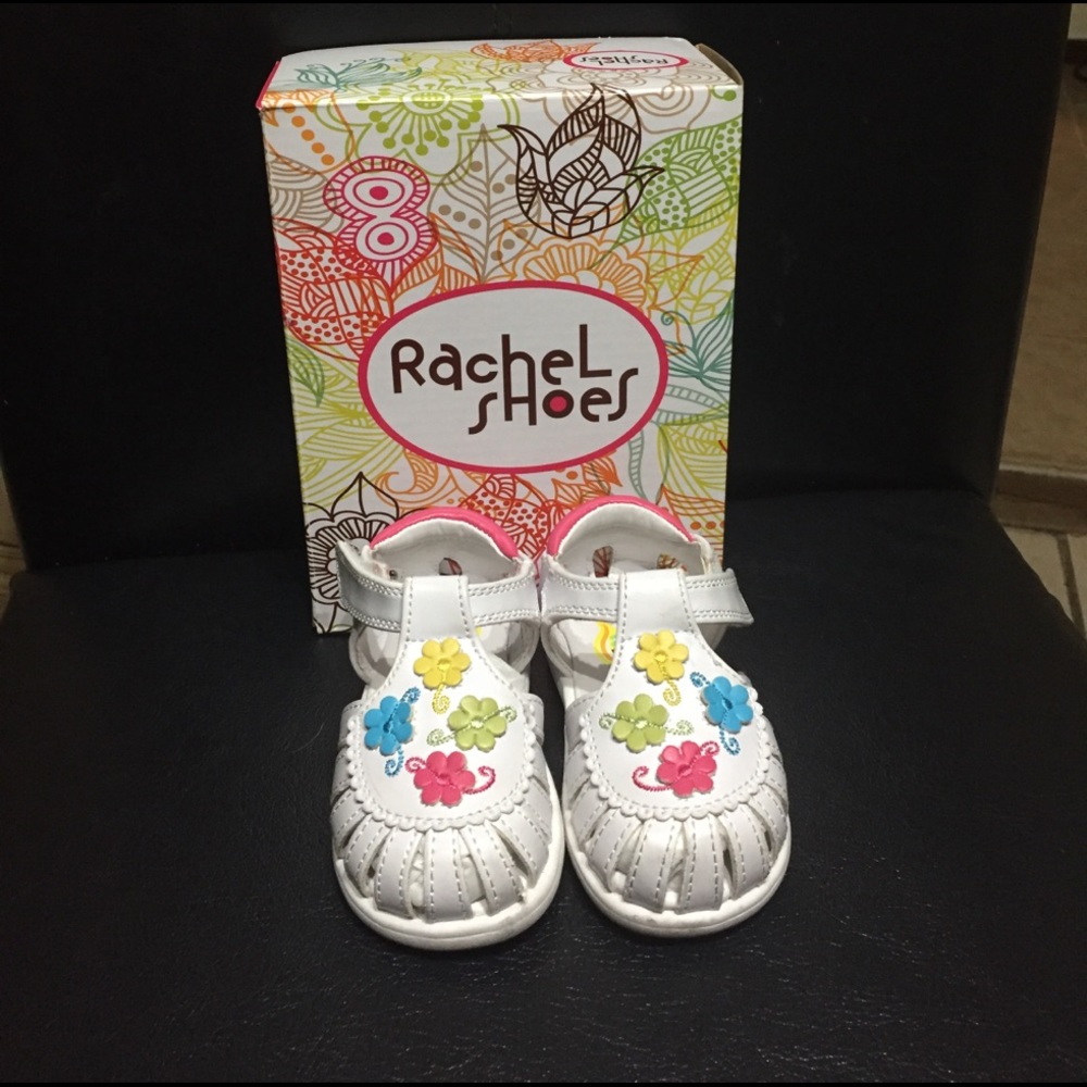 Rachel toddler flower shoes