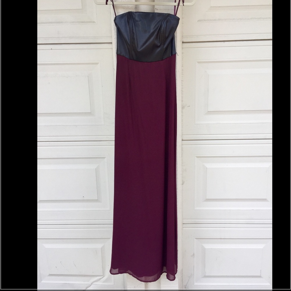 NWOT Gianni Bini strapless floor length gown size0
