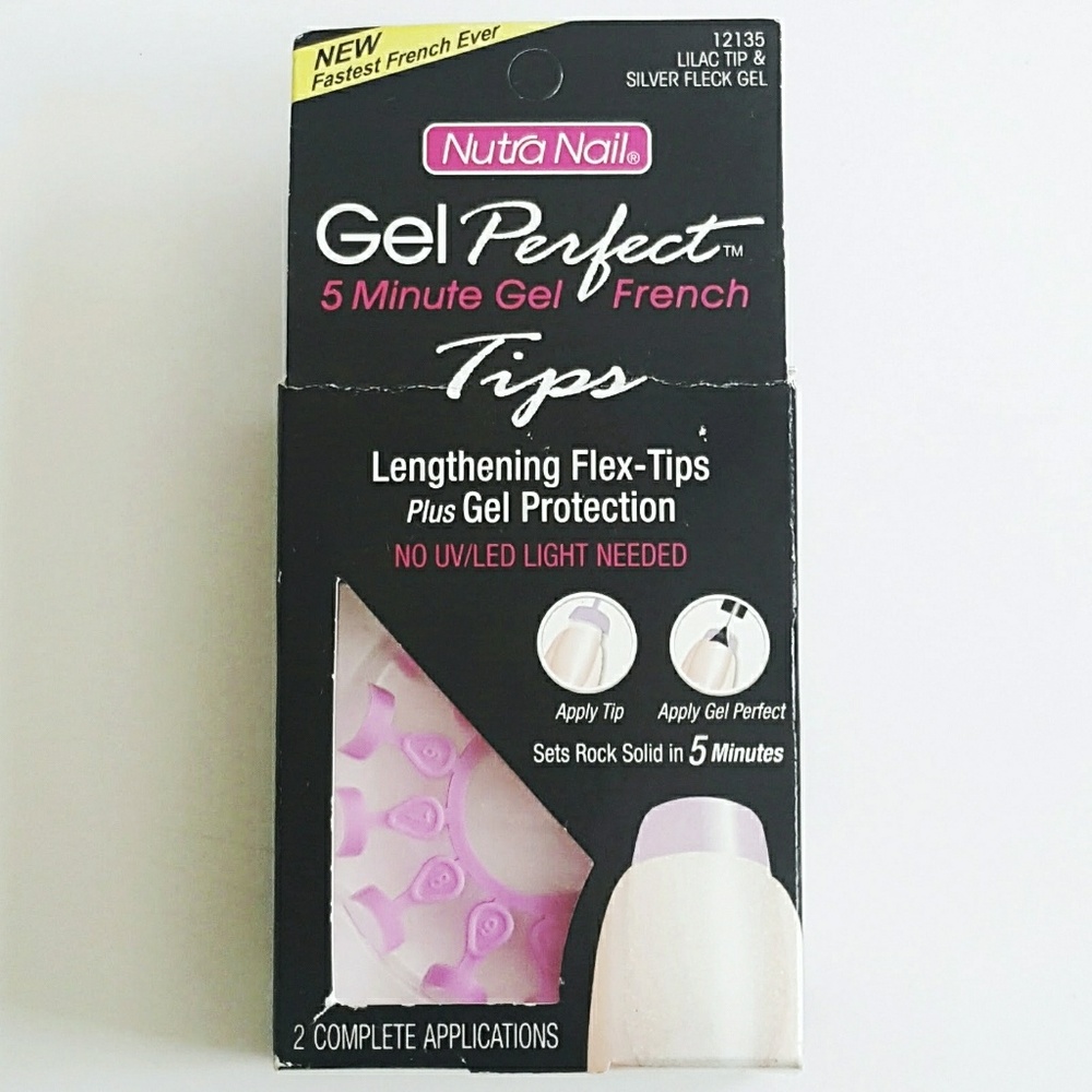 Nutra Nail Lilac Pink French Gel Tips