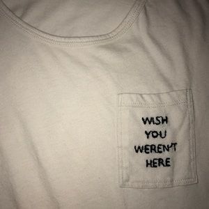 "Wish you weren't here" VANS tee