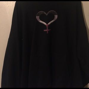 Asexual pride hoodie