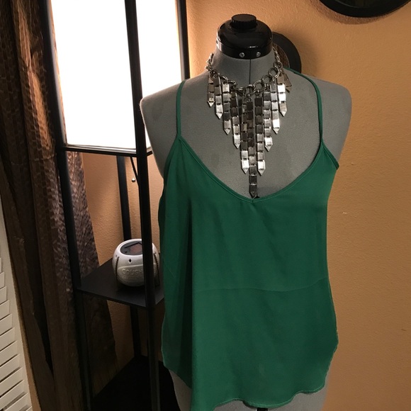 Green chiffon blouse - Picture 2 of 4