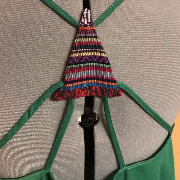 Green chiffon blouse - Picture 4 of 4