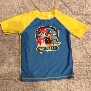 Boys Paw Patrol Swim Top 5T