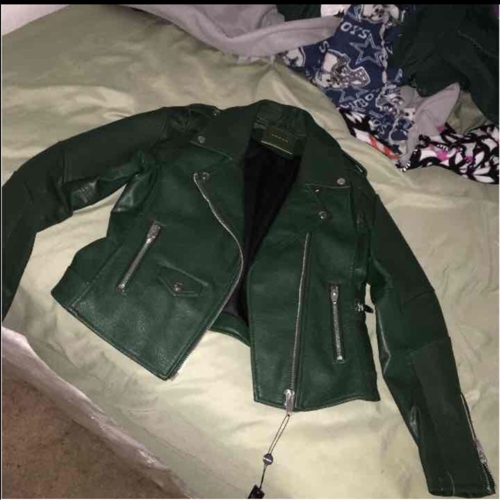 Green Leather Jacket
