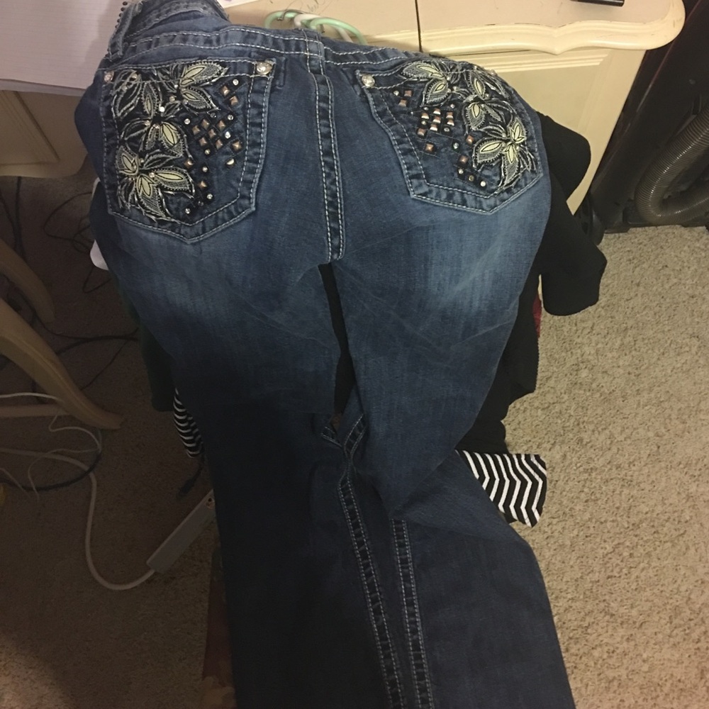 Miss me jeans, size 28 waist, boot cut