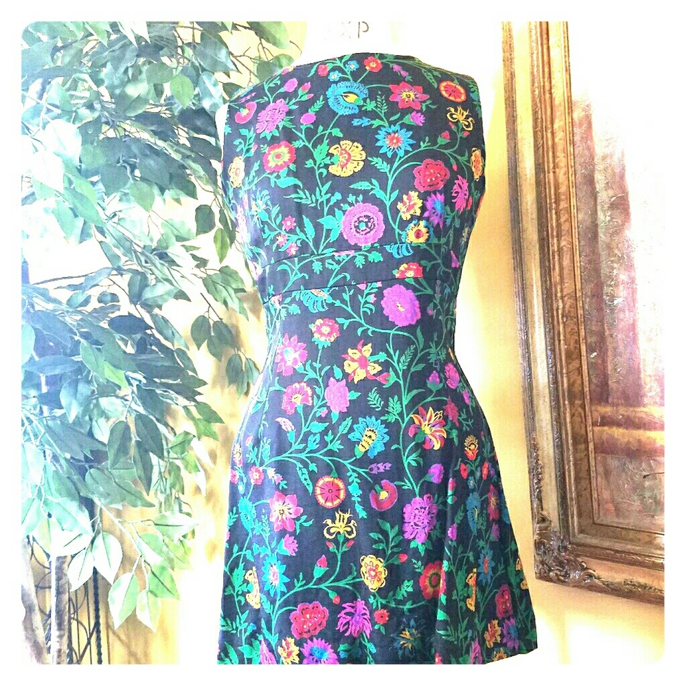 Beautiful Black Floral Dress