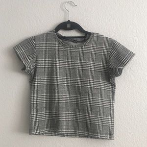 Plaid Brandy Melville Short Sleeve