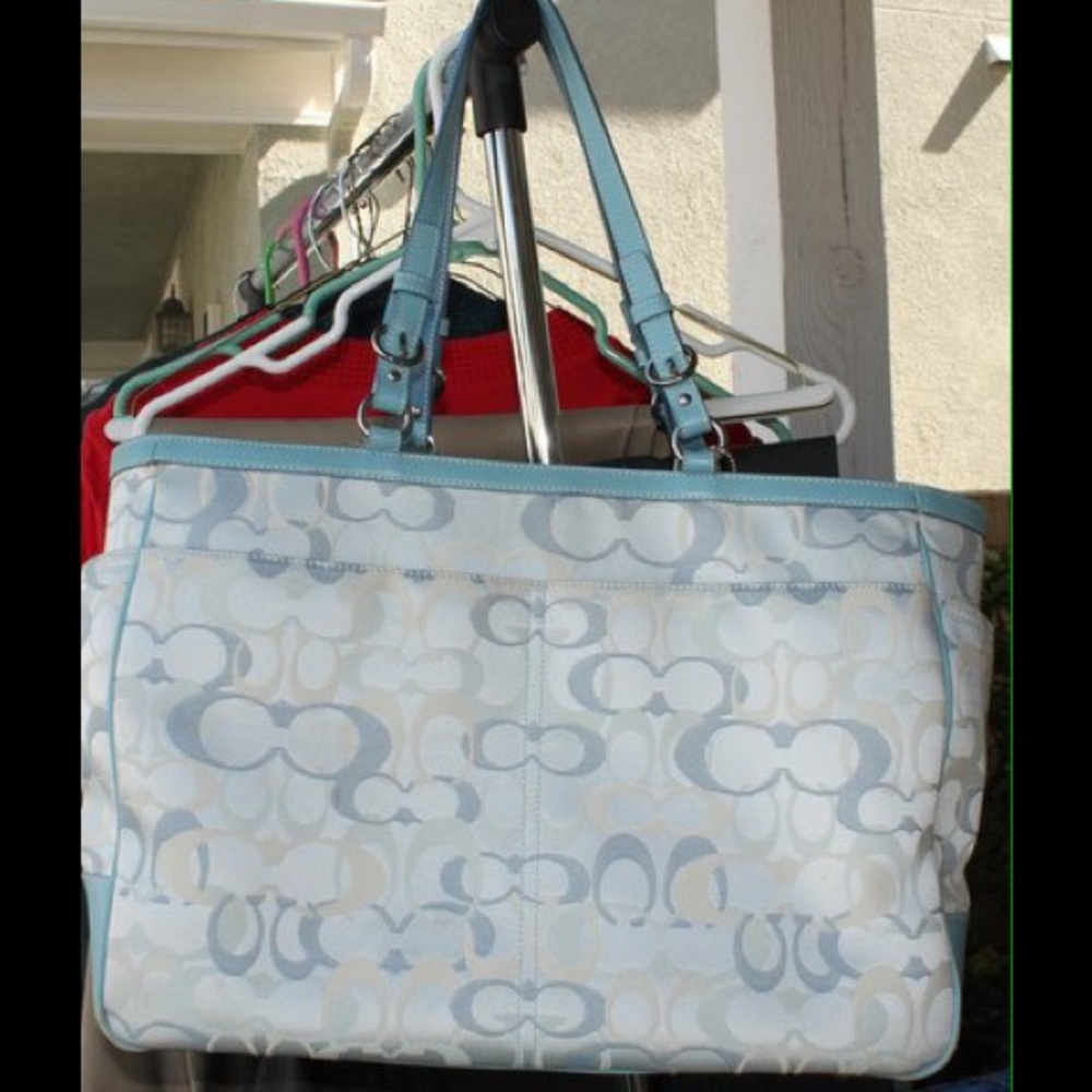 Coach signature Baby bag/ multi-functional tote