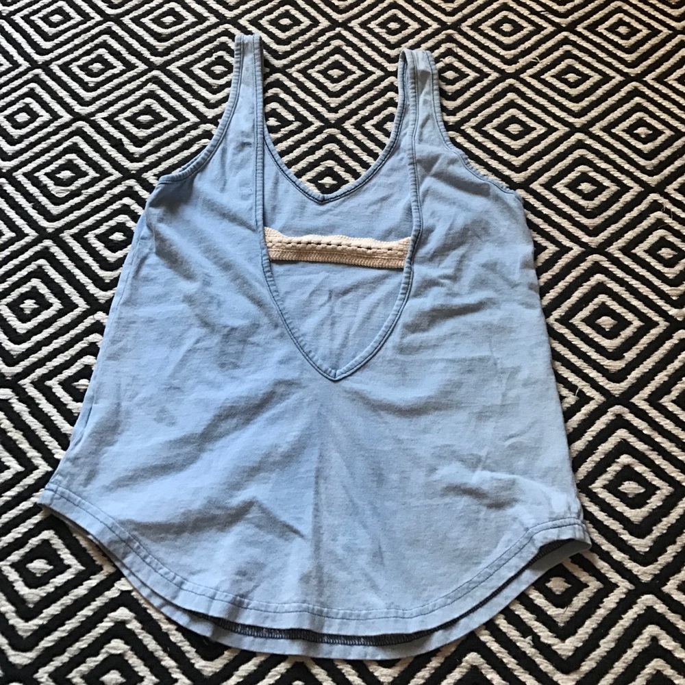 Boho Tank Top with Open Back