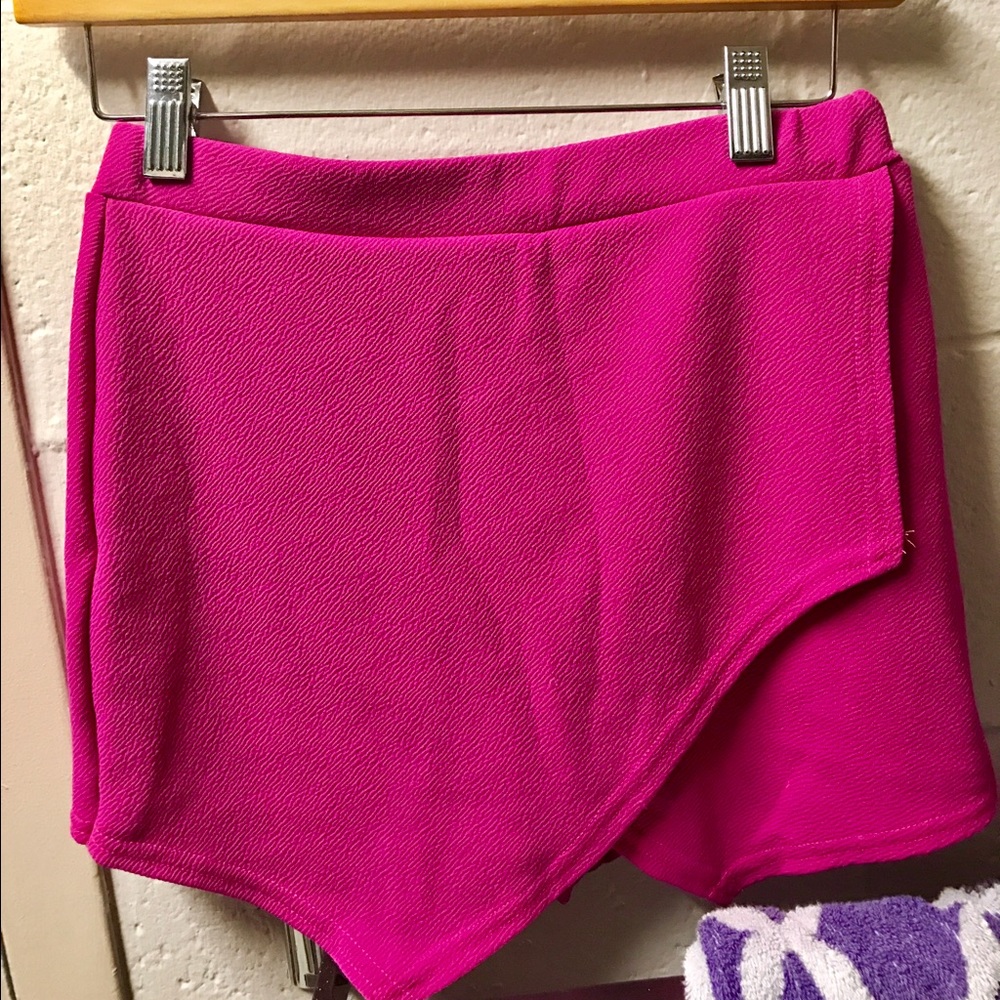 Pink envelope skort