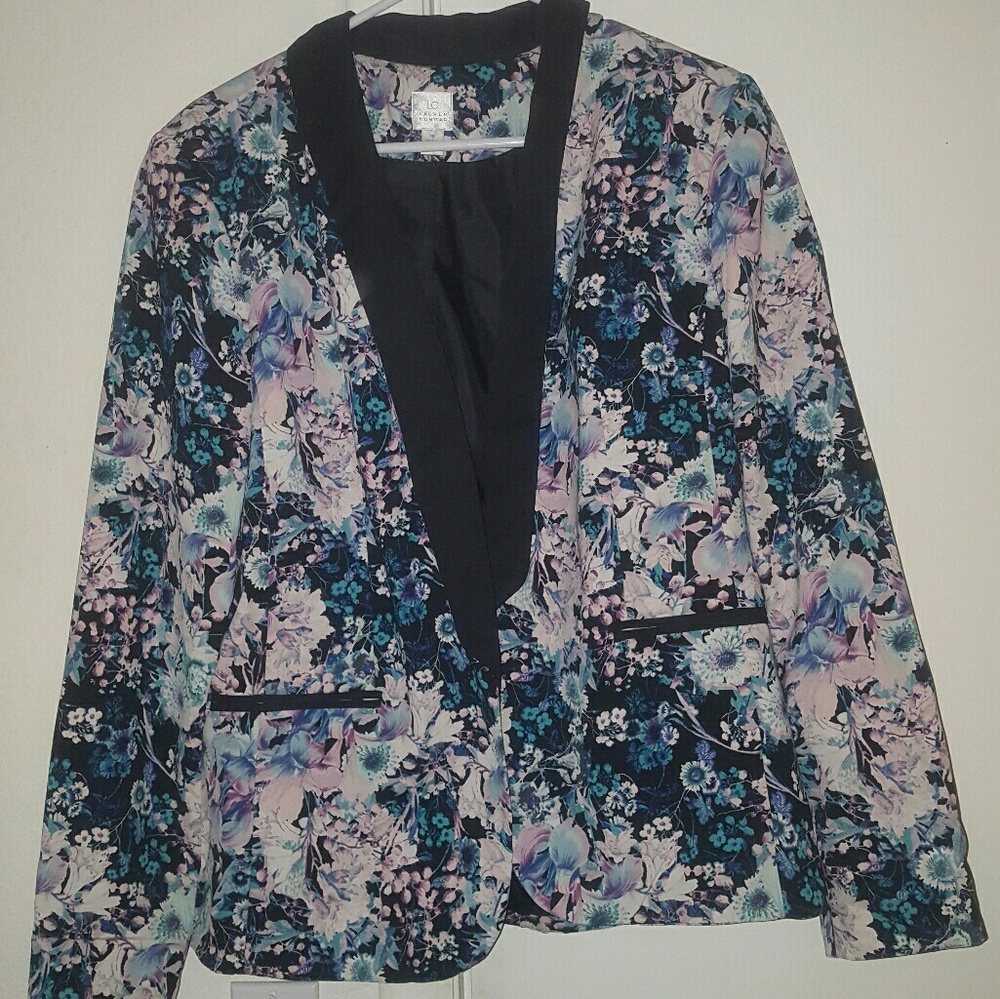 Lauren Conrad Floral Print Blazer