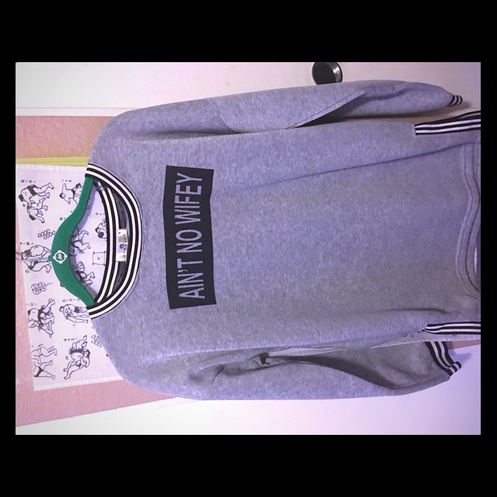 "Ain't No Wifey" Fleece Sweater
