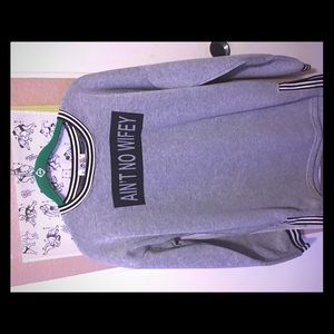 "Ain't No Wifey" Fleece Sweater