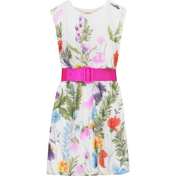 ⭐️ SOLD ⭐️ $398 Alice + Olivia silk floral dress - Picture 7 of 7
