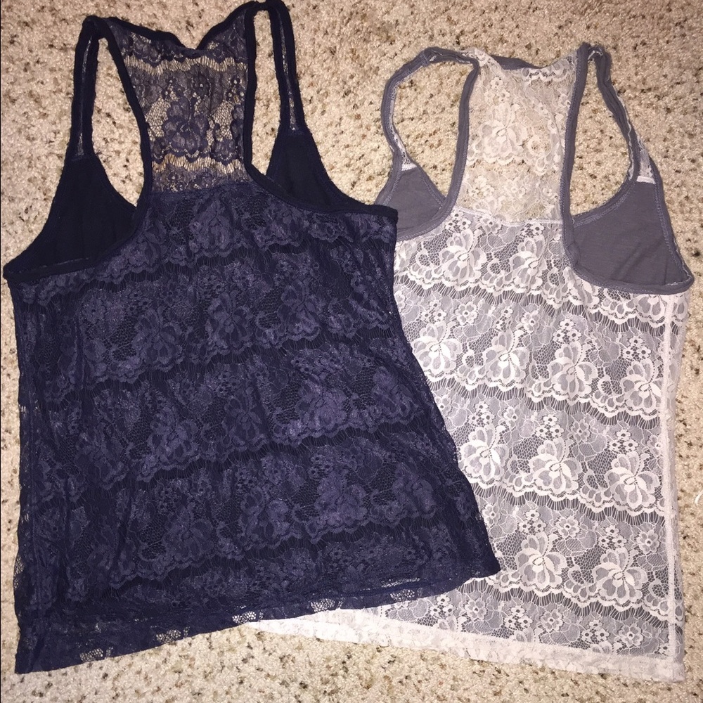 A&F Lace Tank Tops - Picture 2 of 5