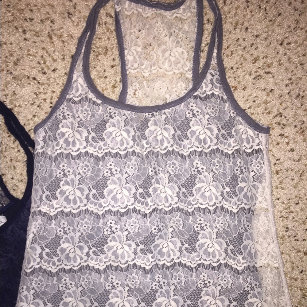 A&F Lace Tank Tops - Picture 3 of 5