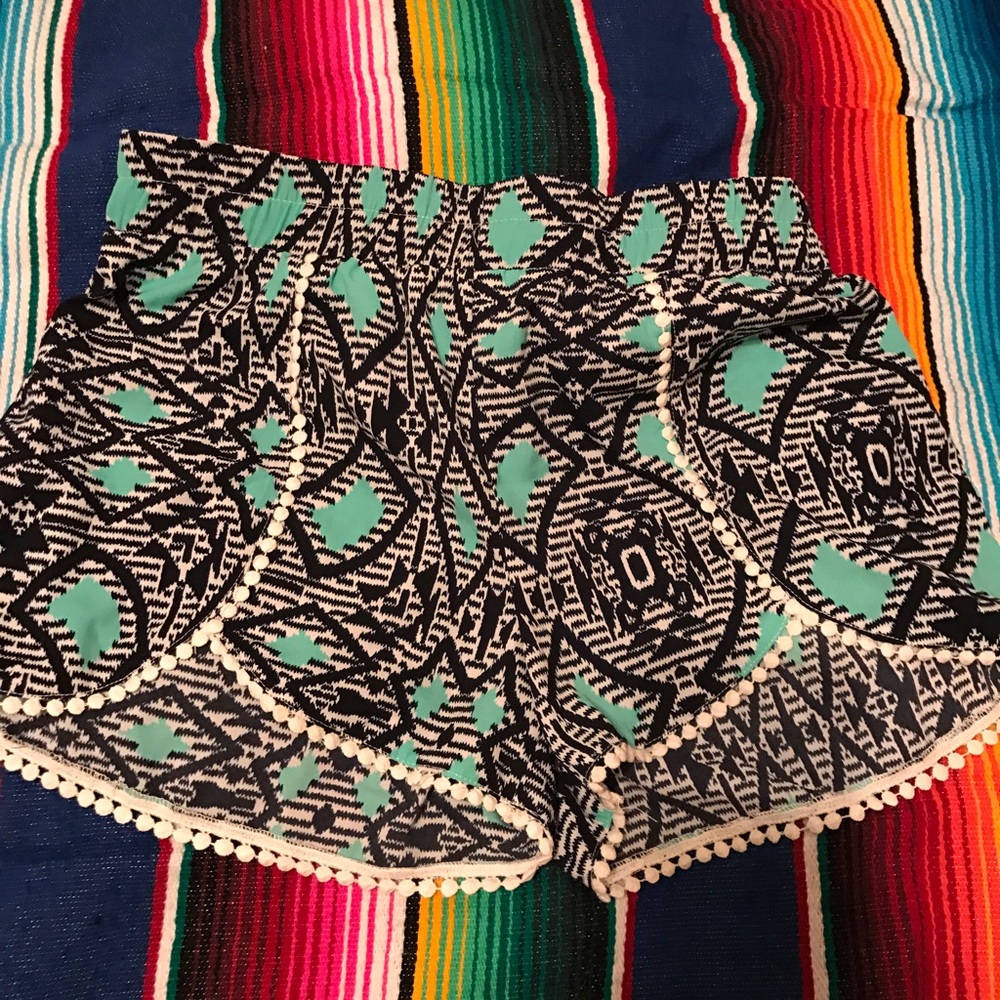Aztec Printed Shorts
