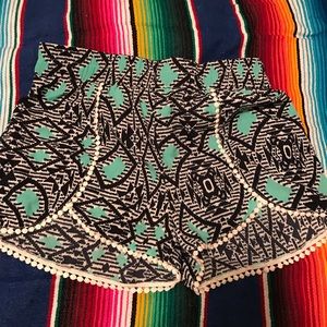 Aztec Printed Shorts