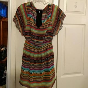 Juniors 1pc mini dress with lining & tank