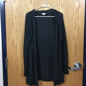 Black cardigan