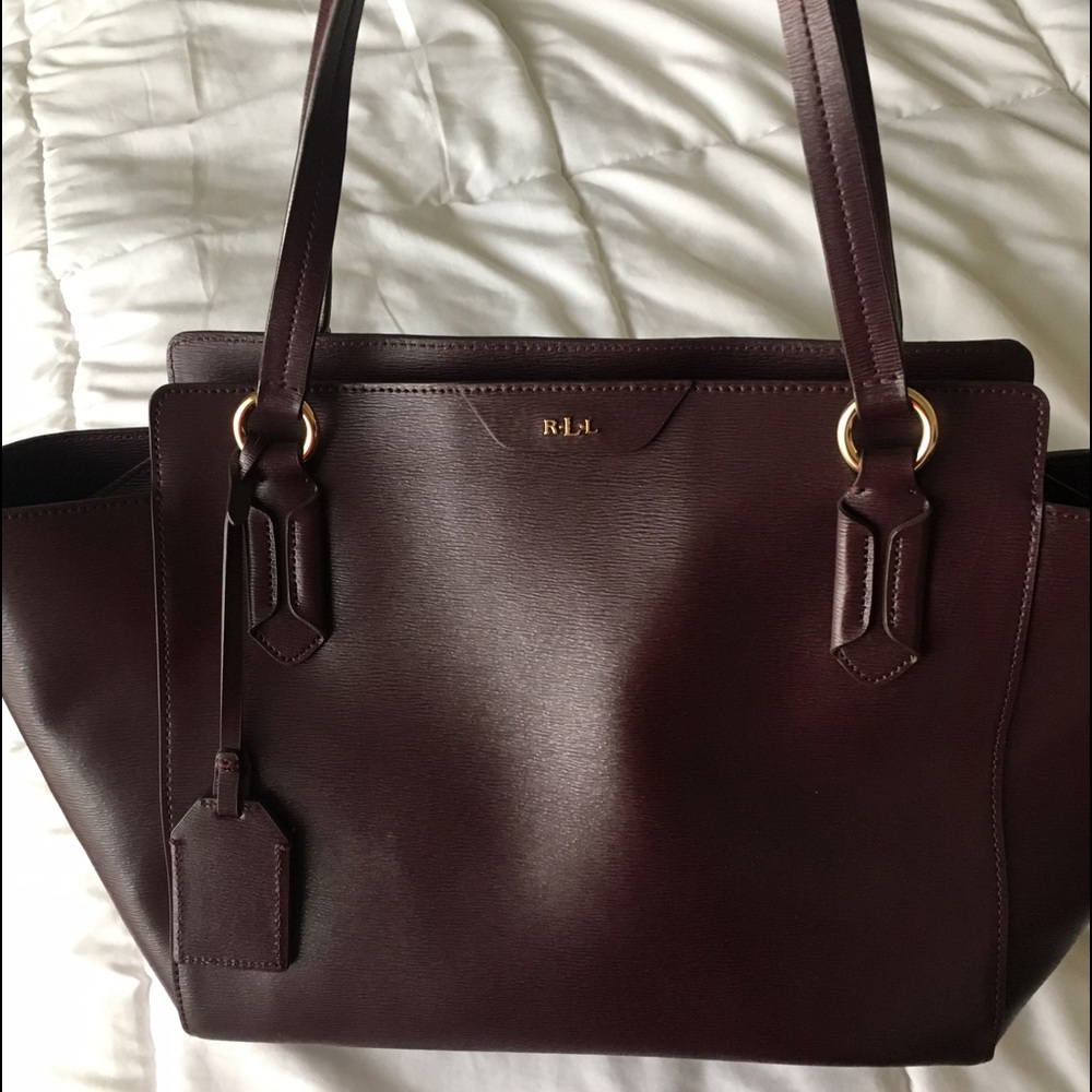 Ralph Lauren Plum Purse