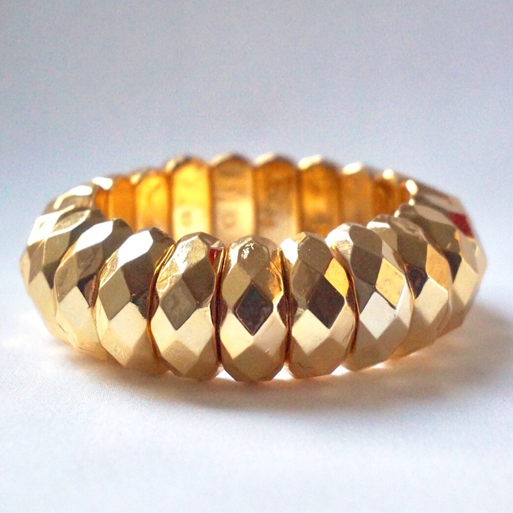 Gold Diamond Stretchy Bracelet
