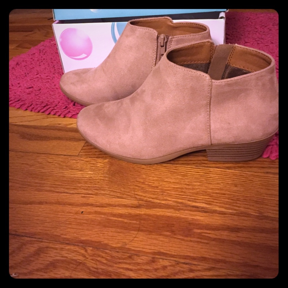 New Blush pink booties
