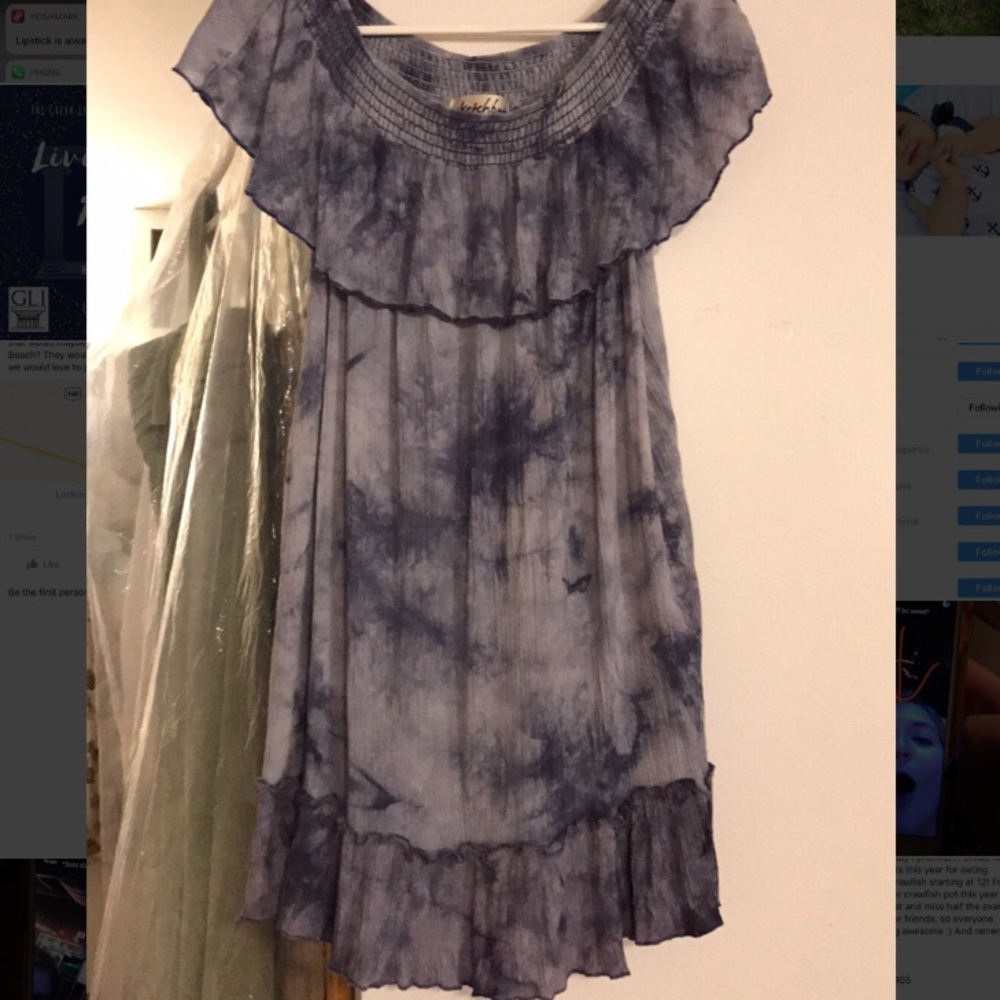 Off the shoulder dress