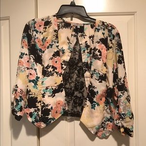 Blush Floral Blazer