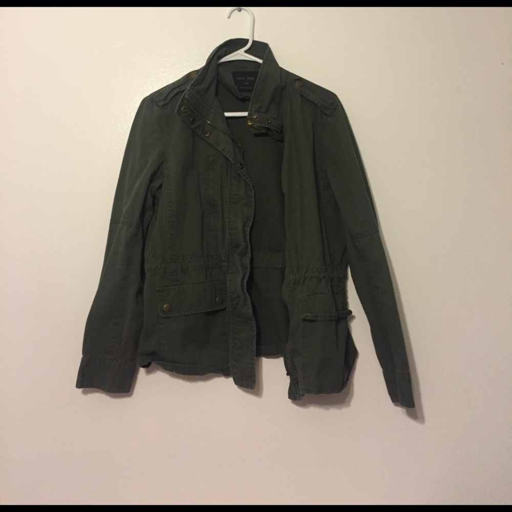 Army green jacket
