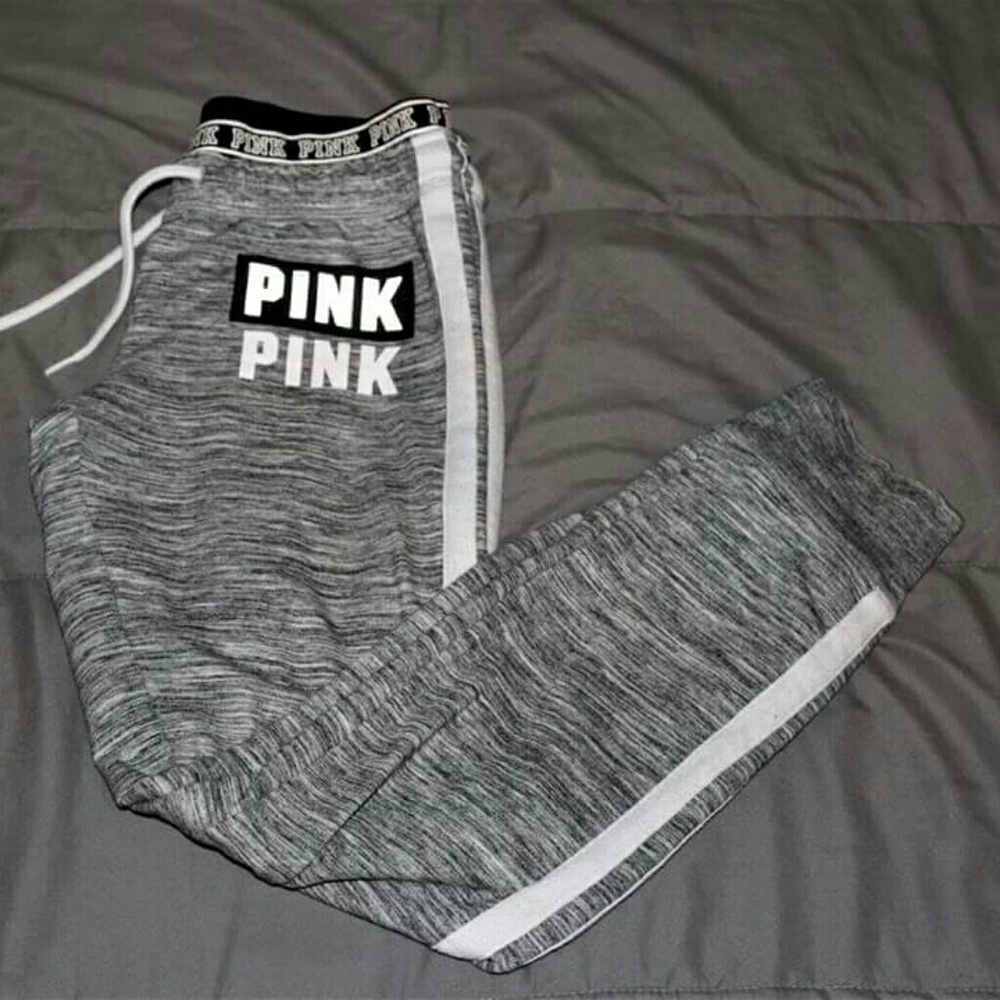 Pink sweat pants